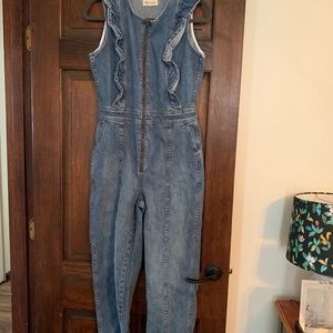 Madewell denim jumpsuit
